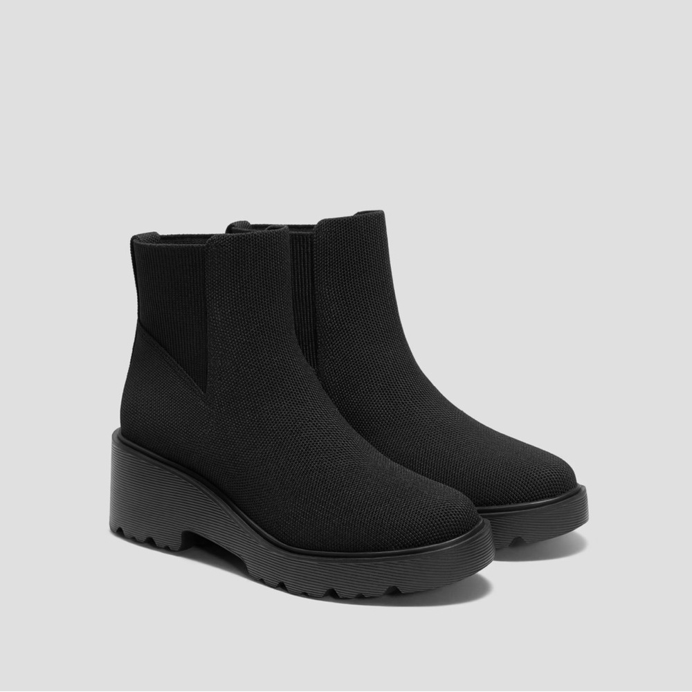 Sleek Black Ankle Boots